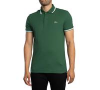 Men's Lacoste Mens Tipped Polo Shirt - Green - Size: 40/Regular
