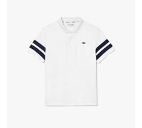 Lacoste Mens Regular-Fit Ultra Dry Piqué Tennis Polo Shirt in White - Size Small
