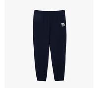Lacoste Mens Relaxed Fit Sweatpants in Navy Cotton - Size Medium