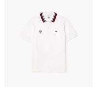 Lacoste Mens Roland-Garras Sport Edition Umpire Polo Shirt in White Cotton - Size 2XS