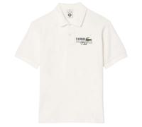 Lacoste Mens Roland Garros Edition Terrycloth Relaxed Fit Polo Shirt - Cream - XXS - Cream