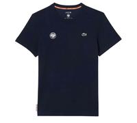 (S, Blue) Lacoste Mens Roland-Garros Ultra Dry Tennis T-Shirt
