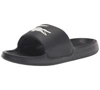 Lacoste Men's Serve Slide 1.0 Sandal, Navy Blue/White, 8 UK