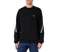 Lacoste - Tape Sleeve Crew Sweat Sh9884 - Black - X-large