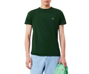 Lacoste Mens Short Sleeve Crew Neck Pima Cotton Jersey T-Shirt Green Medium