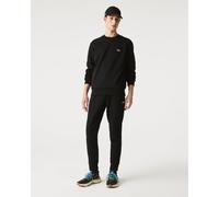 Lacoste Mens slim fit fleece joggers - Black Cotton - Size Large