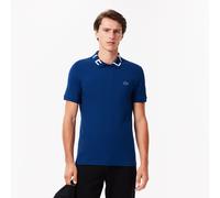 Lacoste Mens Slim Fit Movement Piqué Polo Shirt in Blue - Size Large