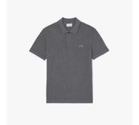Lacoste Mens Slim-Fit Piqué Polo Shirt in Grey Cotton - Size 2XL