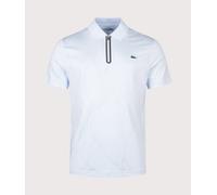 Lacoste Mens Slim Fit Ultra Dry Jacquard Crocodile Tennis Polo Shirt - Colour: T01 Sugared Blue - Size: 7/XXL