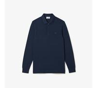 Lacoste Mens Smart Paris Long Sleeve Stretch Cotton Polo Shirt in Navy - Size X-Small