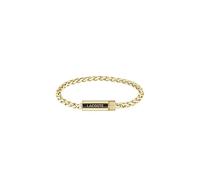 Lacoste Men's SPELT Collection Chain Bracelet in Stainless Steel with a Charm - Available in Silver, Gold or Black
