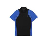 Lacoste Men's Sport Polo Shirt, Black/Kingdom-Lima, M