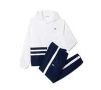 Lacoste Mens Sport Tracksuit White/Navy Blue M