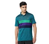 Lacoste MenS Sport Tricolor Stripe Golf Polo Shirt (Dh058565A) Green