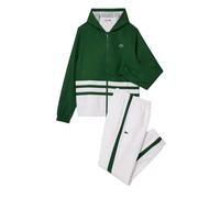 Lacoste Mens Sportsuit Tennis Tracksuit - Green/White - S - Green/White - 100% Recycled Polyester