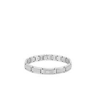 Stencil Bracelet Silver One Size