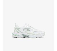 Lacoste Mens Storm 96 2K Trainers in White Green Textile - Size UK 9.5