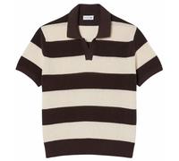 Lacoste Mens Striped Knitted Polo Shirt