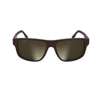 Lacoste Men's Sunglasses L6057S - Matte Burgundy with Brown Mirror Lens