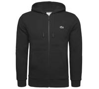 Lacoste Mens Fleece Hoodie Zip Up Organic Cotton Classic Fit Sportswear Hoody