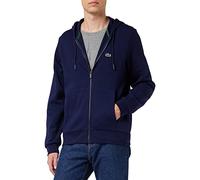 Lacoste Mens Fleece Hoodie Zip Up Organic Cotton Long Sleeve Hooded Top Winter