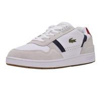 Lacoste - Mens T-Clip 0120 2 SMA Shoes, 9 UK, White/Navy/Red