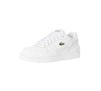 Lacoste Men's T-Clip Set 224 2 SMA Leather Trainers, White