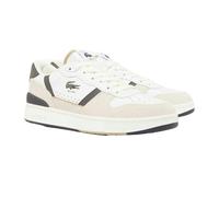Lacoste Mens T-Clip Set Leather Trainers - White/Green - 9 UK - White/Green - 100% Mixed