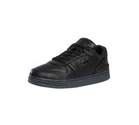 Lacoste Men's T-Clip Shield 225 1 SMA Leather Trainers, Black