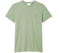 Lacoste Mens T-Shirt Pima Cotton Crew Neck Embroidered Logo Tee in Green
