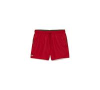 Lacoste Mens Taff Swim Shorts Red L
