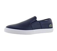 Lacoste Mens Tatalya Leather Slip On, Navy White, 8.5 UK