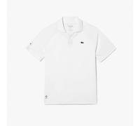 Lacoste Mens Tennis x Daniil Slim-Fit Polo Shirt in White - Size 3XL