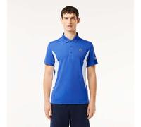 Lacoste Mens Tennis x Novak Djokovic Ultra-Dry Polo Shirt in Blue - Size Medium