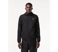 Lacoste Mens track jacket with zipper - Black - Size Large