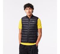 Lacoste Mens Water-Repellent Padded Gilet in Black - Size Small