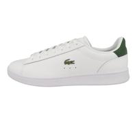 Lacoste Men's White Dark Green Carnaby Platform Tennis Trainers Size 8