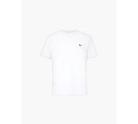 Lacoste Mens White Exclusive Graphic-print Regular-fit Cotton-jersey T-shirt Xl