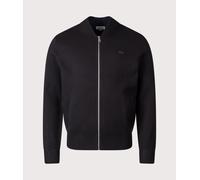 Lacoste Zipped Double Face Knit Full Zip Sweatshirt Pure Black - L