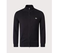 Lacoste Mens Zip Through Jumper - Colour: 031 Black - Size: 5/L