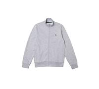 Lacoste Men's Zip-Up High Neck Fleece Jacket, Argent Chine, 6XL