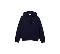 Lacoste Men's Zip-Up Hoodie Fleece Jacket, Marine, 4XL