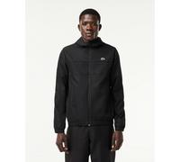 Lacoste Mens track jacket with zipper - Black - Size Medium