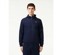 Lacoste Mens Zipped Training Jacket - Navy Crocodile - Size Large