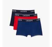 Lacoste mens5H3389-51Casual Classic 3 Pack Cotton Stretch Trunks Trunks - blue - XL