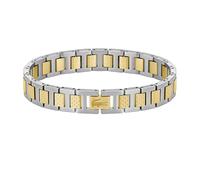 Lacoste Metropole Bracelet Stainless Steel 2040556 - Man - Quartz - Stainless Steel - Mineral Glass Gold/Silver