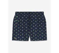 Lacoste Mid Length Crocodile Print swimsuit navy green - XL