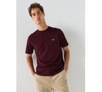 Lacoste Mid Weight Cotton T-Shirt, Dark Red, Size 4Xl, Men Dark Red