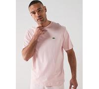 Lacoste Mid Weight Cotton T-Shirt - Light Pink, Light Pink, Size Xl, Men Light Pink