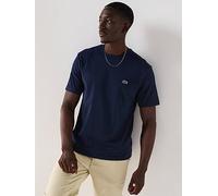 Lacoste Midi Weight Cotton Jersey T-Shirt, Dark Blue, Size S, Men Dark Blue
